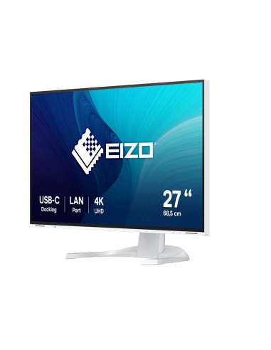 Monitor Eizo Flexscan Ev2740X-Wt - 68,6 Cm (27") - 3840 X 2160 Pikseli - 4K Ultra Hd - Lcd - 5 Ms - Biały