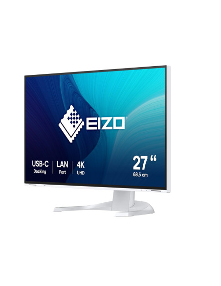 Monitor Eizo Flexscan Ev2740X-Wt - 68,6 Cm (27") - 3840 X 2160 Pikseli - 4K Ultra Hd - Lcd - 5 Ms - Biały