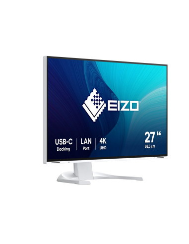 Monitor Eizo Flexscan Ev2740X-Wt - 68,6 Cm (27") - 3840 X 2160 Pikseli - 4K Ultra Hd - Lcd - 5 Ms - Biały