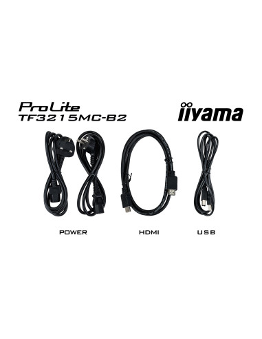 Płaski Ekran 32" Iiyama Prolite Tf3215Mc-B2 - 81,3 Cm