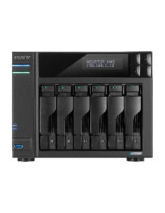 Asustor Lockerstor 6 Nas Komputer Stacjonarny Intel® Celeron® N5105 8 Gb Ddr4 Hdd Adm Czarny 2