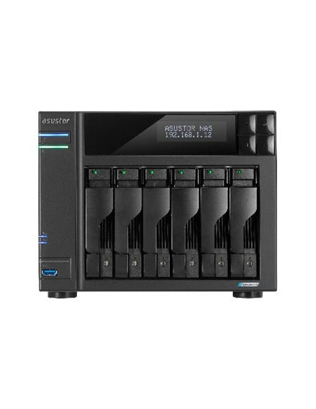 Asustor Lockerstor 6 Nas Komputer Stacjonarny Intel® Celeron® N5105 8 Gb Ddr4 Hdd Adm Czarny