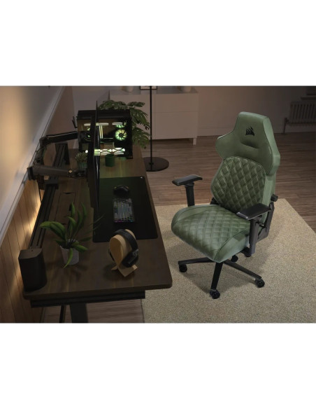 Corsair Tc500 Luxe Fotel Dla Gracza Tapicerowane Siedzisko Zielony