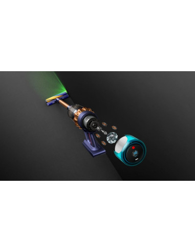 Dyson Gen5Detect Bateria Suchy Hepa Bez Worka Niebieski, Miedziany