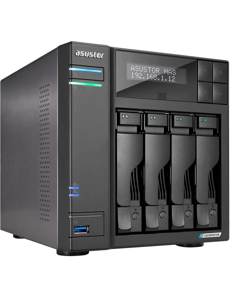 Asustor Lockerstor 4 Gen2 (As6704T) Nas Komputer Stacjonarny Intel® Celeron® N N5105 4 Gb Ddr4 0 Tb Adm Czarny
