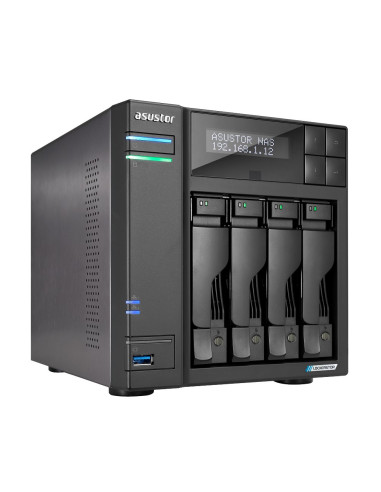 Asustor Lockerstor 4 Gen2 (As6704T) Nas Komputer Stacjonarny Intel® Celeron® N N5105 4 Gb Ddr4 0 Tb Adm Czarny