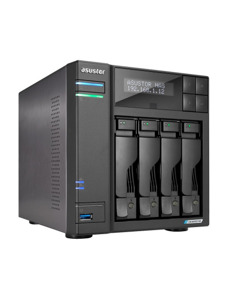 Asustor Lockerstor 4 Gen2 (As6704T) Nas Komputer Stacjonarny Intel® Celeron® N N5105 4 Gb Ddr4 0 Tb Adm Czarny