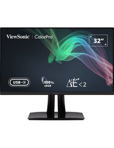Viewsonic Vp56 Monitor Komputerowy 81,3 Cm (32") 3840 X 2160 Px 4K Ultra Hd Led Czarny