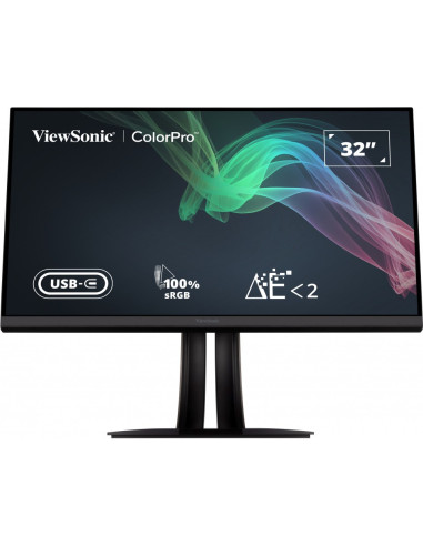 Viewsonic Vp56 Monitor Komputerowy 81,3 Cm (32") 3840 X 2160 Px 4K Ultra Hd Led Czarny