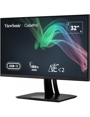 Viewsonic Vp56 Monitor Komputerowy 81,3 Cm (32") 3840 X 2160 Px 4K Ultra Hd Led Czarny