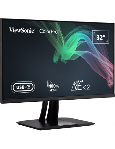 Viewsonic Vp56 Monitor Komputerowy 81,3 Cm (32") 3840 X 2160 Px 4K Ultra Hd Led Czarny