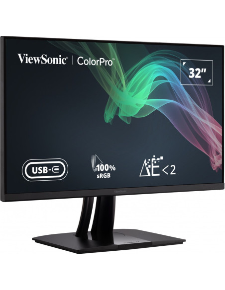 Viewsonic Vp56 Monitor Komputerowy 81,3 Cm (32") 3840 X 2160 Px 4K Ultra Hd Led Czarny