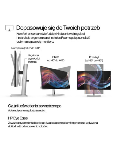 Hp 27-Calowy Monitor Seria 7 Pro 4K Thunderbolt 4 – 727Pk