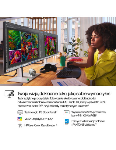 Hp 27-Calowy Monitor Seria 7 Pro 4K Thunderbolt 4 – 727Pk