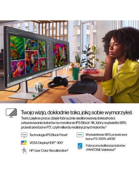 Hp 27-Calowy Monitor Seria 7 Pro 4K Thunderbolt 4 – 727Pk