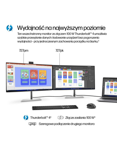 Hp 27-Calowy Monitor Seria 7 Pro 4K Thunderbolt 4 – 727Pk
