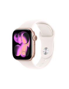 Apple Watch Series 11 Oled 42 Mm Cyfrowy 374 X 446 Px Ekran Dotykowy 5G Złoto Różowe Wi-Fi Gps