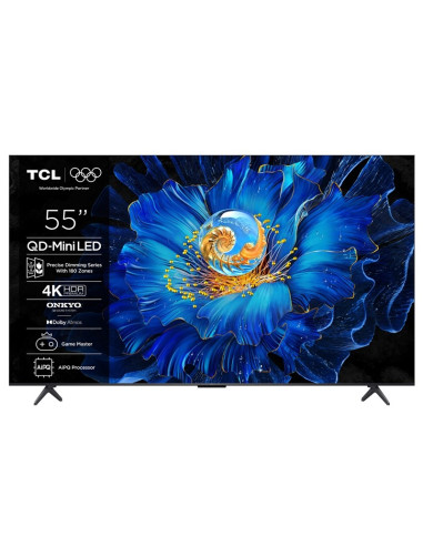 Tcl C6Ks 55C6Ks Telewizor 139,7 Cm (55") 4K Ultra Hd Smart Tv Wi-Fi Metaliczny