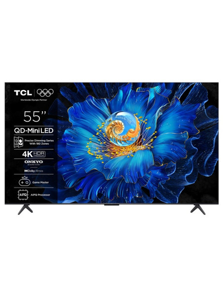 Tcl C6Ks 55C6Ks Telewizor 139,7 Cm (55") 4K Ultra Hd Smart Tv Wi-Fi Metaliczny