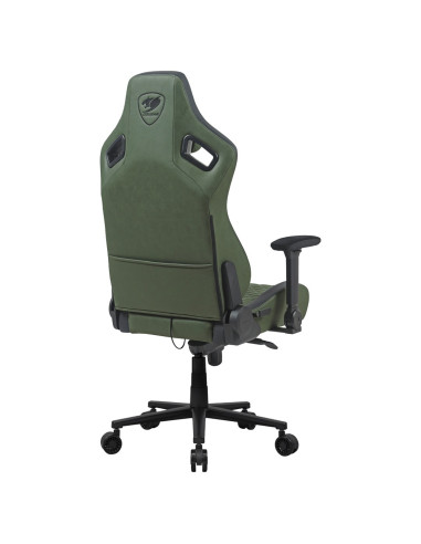 Cougar Defensor S Army Green F Uniwersalny Fotel Dla Gracza Tapicerowane Siedzisko Zielony
