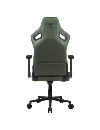 Cougar Defensor S Army Green F Uniwersalny Fotel Dla Gracza Tapicerowane Siedzisko Zielony