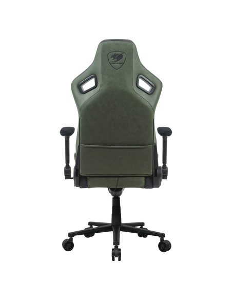 Cougar Defensor S Army Green F Uniwersalny Fotel Dla Gracza Tapicerowane Siedzisko Zielony