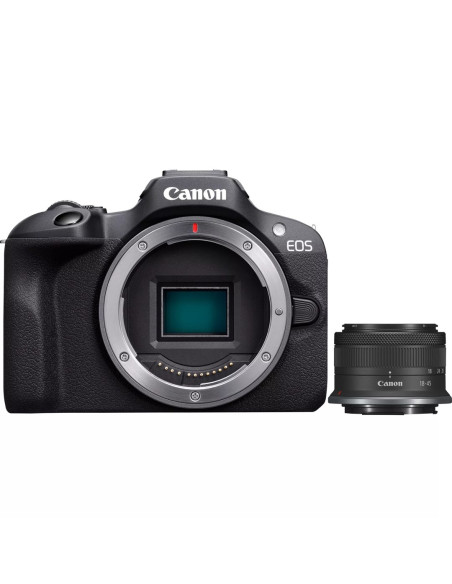Canon Aparat Bezlusterkowy Eos R100 + Obiektyw Rf-S 18-45Mm F4.5-6.3 Is Stm Megapiksel 24,1 Mp Czułość Iso (Maks.) 12800 Przekąt