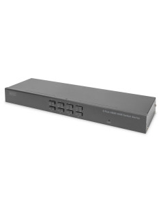 Przełącznik Kvm 8 Portowy, Rack 19", 4K 30Hz, 8Xhdmi In, 1Xhdmi Out, 2Xusb A 2