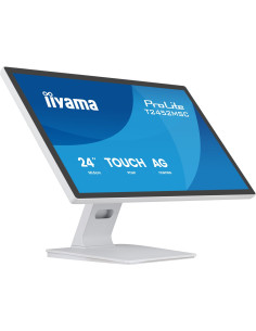 Iiyama T2452Msc-W2Ag Monitor Komputerowy 61 Cm (24") 1920 X 1080 Px Full Hd Led Ekran Dotykowy Biały