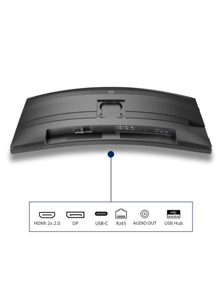 Philips 5000 Series 34B2U5600C/00 Monitor Komputerowy 86,4 Cm (34") 3440 X 1440 Px Dual Qhd Lcd Szary