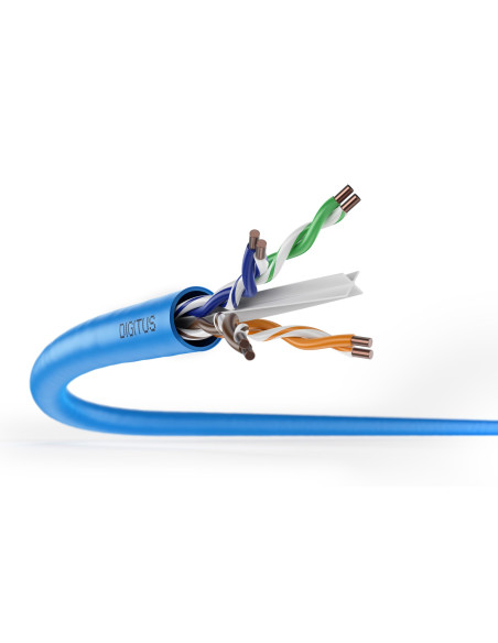 Digitus Dk-1616-A-Vh-5 Kabel Sieciowy Niebieski 500 M Cat6A U/Utp (Utp)