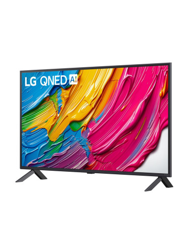 Lg Qned Ai 43Qned80A6A 109,2 Cm (43") 4K Ultra Hd Smart Tv Wi-Fi Czarny
