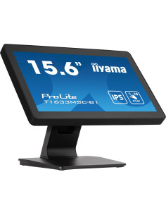 Monitor Iiyama T1633Msc-B1 15.6Inch Pcap Full Hd Bezel Free Front 10P Touch 385Cd/M2 Hdmi Dp Usb Interface Hub 2X2.0 Speakers
