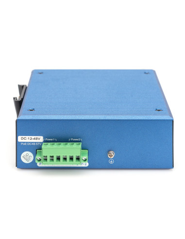 Przełącznik Przemysłowy 8+4-Port Gigabit Ethernet Poe Z 8X Ge Rj45 I 2 Sfp+ Portami, Poe