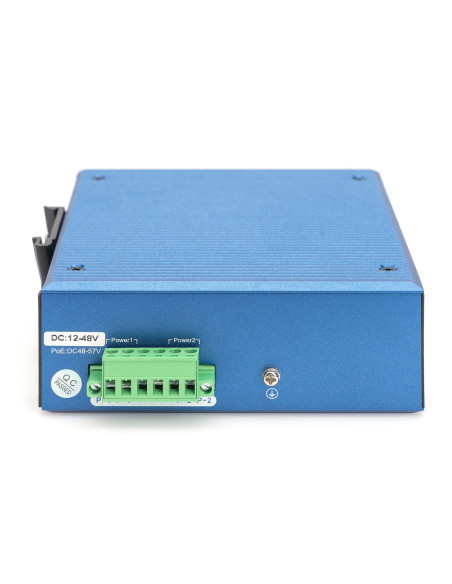 Przełącznik Przemysłowy 8+4-Port Gigabit Ethernet Poe Z 8X Ge Rj45 I 2 Sfp+ Portami, Poe