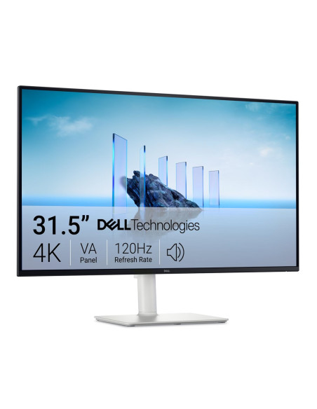 Dell Plus S3225Qs Monitor Komputerowy 80 Cm (31.5") 3840 X 2160 Px 4K Ultra Hd Lcd Srebrny