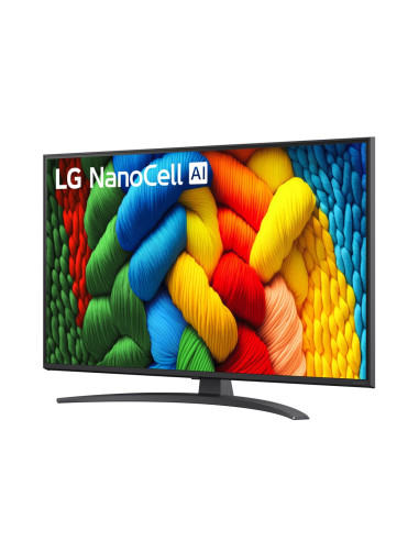 Lg Nanocell Ai 43Nano81A6A 109,2 Cm (43") 4K Ultra Hd Smart Tv Wi-Fi Czarny