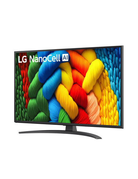 Lg Nanocell Ai 43Nano81A6A 109,2 Cm (43") 4K Ultra Hd Smart Tv Wi-Fi Czarny