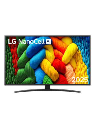 Lg Nanocell Ai 43Nano81A6A 109,2 Cm (43") 4K Ultra Hd Smart Tv Wi-Fi Czarny