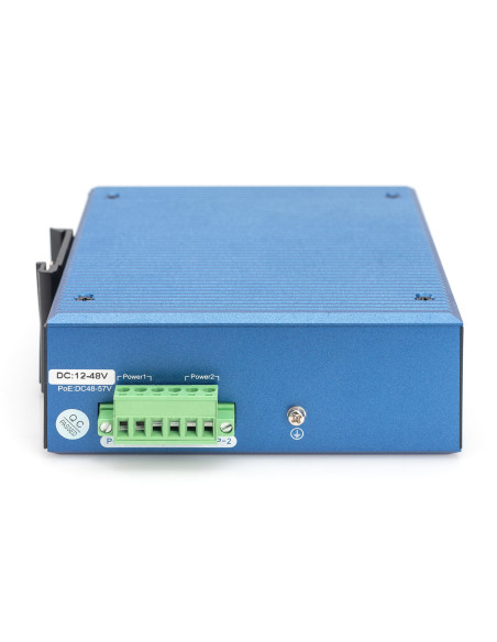 Digitus Przemysłowy 8+2 Portowy Zarządzalny Przełącznik Gigabit Ethernet Poe L2