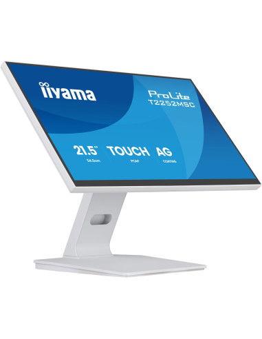 Iiyama Prolite T2252Msc-W2Ag Monitor Komputerowy 54,5 Cm (21.4") 1920 X 1080 Px Full Hd Lcd Ekran Dotykowy Biały