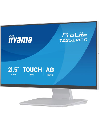 Iiyama Prolite T2252Msc-W2Ag Monitor Komputerowy 54,5 Cm (21.4") 1920 X 1080 Px Full Hd Lcd Ekran Dotykowy Biały