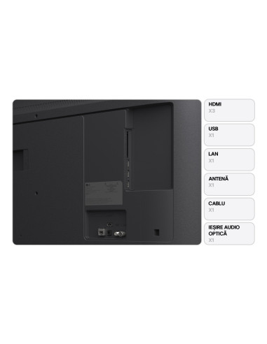 Lg 43Ua74003Lb Telewizor 109,2 Cm (43") 4K Ultra Hd Smart Tv Wi-Fi Czarny
