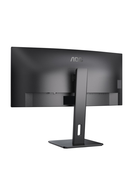 Aoc Cu34P3Cv Monitor Komputerowy 86,4 Cm (34") 3440 X 1440 Px Ultrawide Quad Hd Led Czarny