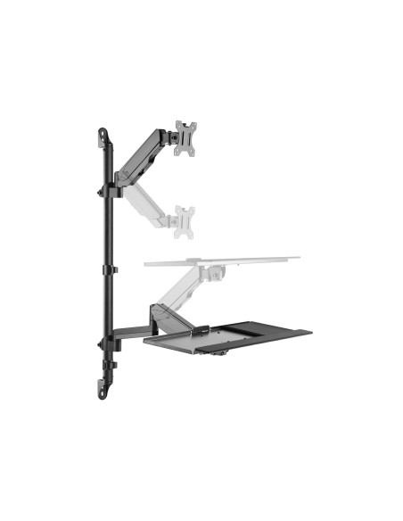 Equip 650170 Mocowanie I Stojak Do Urządzeń Wielofunkcyjnych Pc/Stacji Roboczych 8 Kg Czarny 43,2 Cm (17") 81,3 Cm (32")
