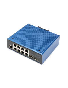 Przemysłowy 8+2 Port L2 Managed Gigabit Ethernet Switch 8X Ge Rj45 + 2 Sfp Port 2