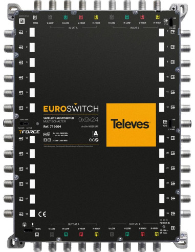 Euroswitch Televes 9X9X24 Ref. 719604