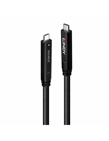 Hybrydowy Kabel Lindy Usb 3.2 Gen 2 I Dp 1.4 Typu C O Długości 15 M