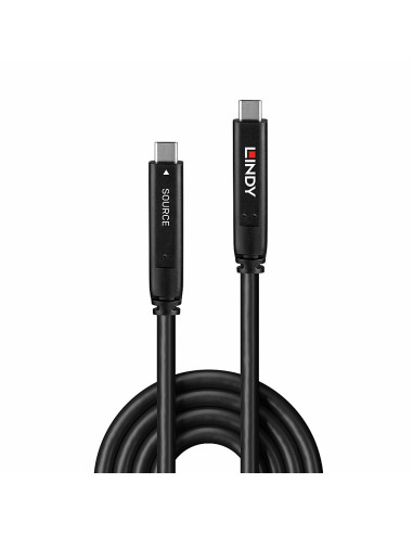 Hybrydowy Kabel Lindy Usb 3.2 Gen 2 I Dp 1.4 Typu C O Długości 15 M