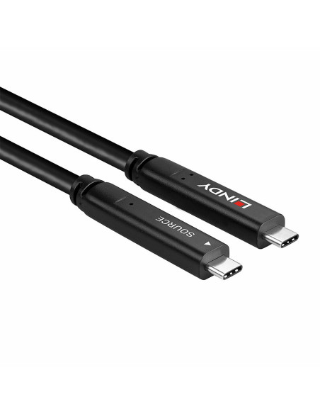 Hybrydowy Kabel Lindy Usb 3.2 Gen 2 I Dp 1.4 Typu C O Długości 15 M